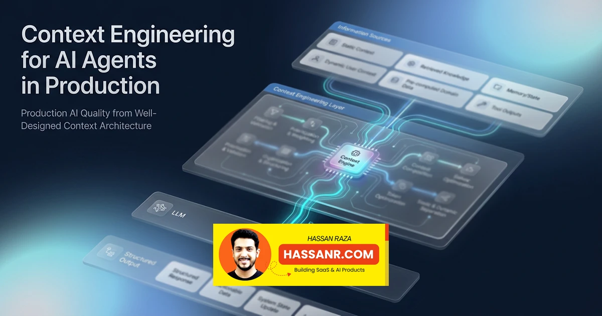Context Engineering for AI Agents in Production — The Four Decisions That Matter