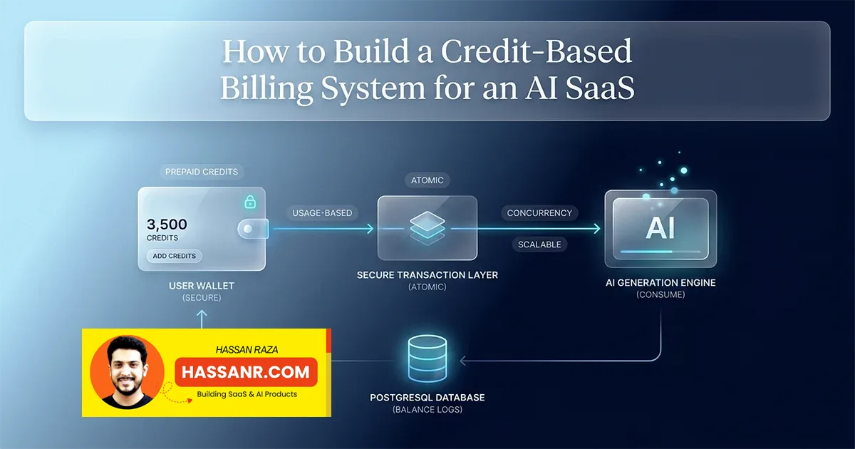 How to Build Credit-Based Billing for AI SaaS Next.js Stripe PostgreSQL 2026