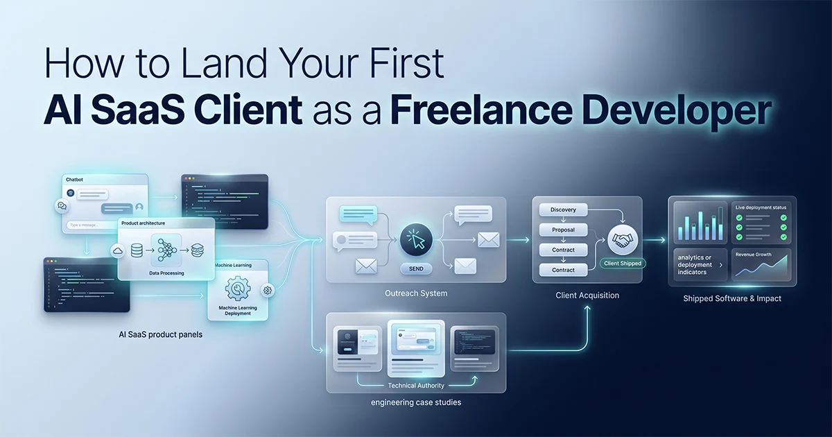 How to Land Your First AI SaaS Client as a Freelance Developer (Without a Big Portfolio)